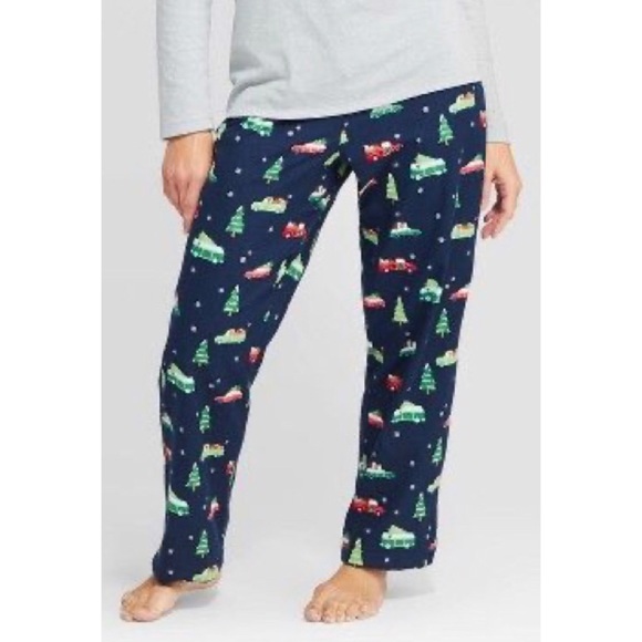 Christmas Pj Lounge Pants Cars Trucks 
